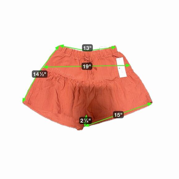 Women’s Ruffle Skort Burnt Orange NWT Size: M - Picture 5 of 5